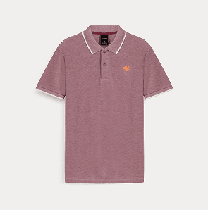 Polo with Tipping Details