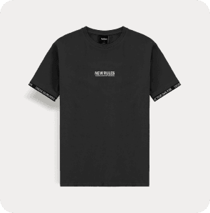 T-Shirt With Tape Details